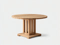 Tavolo da giardino - Legno - 120x120x75 cm - Naturale - Moderno