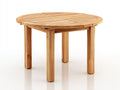 Tavolo da giardino - Legno - 100x100x74 cm - Legno chiaro - Classico